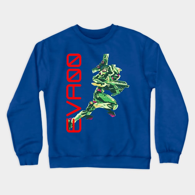 Eva 00 Crewneck Sweatshirt by Bajingseng